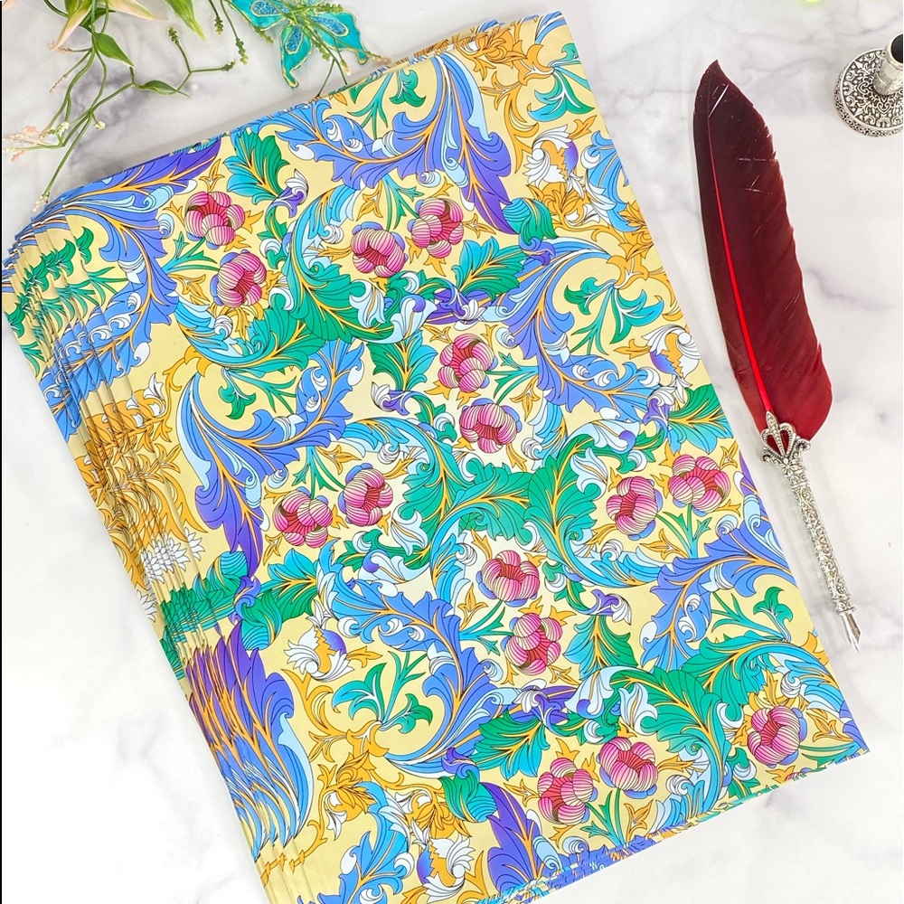 50 10X13 Flower Splash Poly Mailers PRICE IS FIRM - Picture 3 of 7
